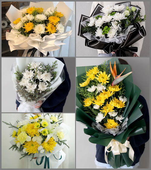山东青岛即墨市段泊岚镇贾家后疃村白事花束代送